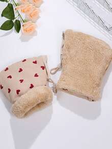 儿童滑板车自行车保暖加厚车把手套，儿童户外平衡车防冻骑行手套 - 彩色 - 查看 4