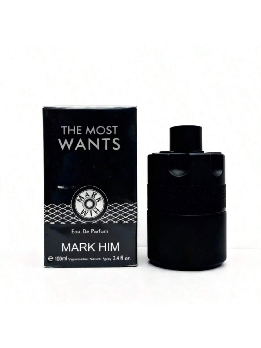 Mark Him The Most Wants Eau de Parfum 100ml - Fragancia Masculina de Alto Impacto, Diseño Negro Elegante