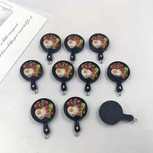 5/10pcs Heart-Shaped Egg Tray Charms - Suitable For DIY Earrings, Keychains, Resin Pendants, Jewelry Making, Craft Findings, Handmade Accessories | Optimistic Design | Durable Handcrafted, Egg Pendant Earrings - Egg Pot Pendant - View 5