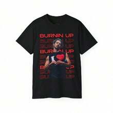 Burning Up Joe Jonas Unisex Ultra Cotton Tee - Negro - Ver 1