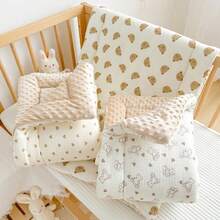 1件装四季通用婴儿加厚床垫垫层，柔软绒面面料，适用于春夏空调房、婴儿房，可机洗，双面可用 - 均碼63/115cm - 查看 1