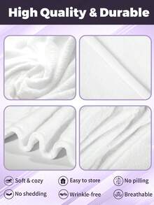 Custom Personalized Photo Flannel Blanket, Customize Your Own Picture Wedding Couple Family Throw Blanket With Any Photo, Soft Flannel Throw Blanket Digital Printing, 280gsm, All-Season Comfort Polyester Blankets Great Gift For Friend, Family, Wedding, Birthday,Warm,Soft,Comfortable,Cozy Personalized Ideal Gifts For Him,Her,Boyfriend,Girlfriend,Dad,Mom,Family,Friends,Pets ,For Anniversaries,Valentine's Day,Mother's Day,Birthdays,Father's Day,Weddings,Graduation,Christmas,Housewarming Sofa,Bed,Car,Bedroom,Living Room,Office,Outdoor Camping,Beach,Wall Decoration - 風格-3 - 查看 7