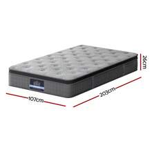 GISELLE BEDDING 26cm Giselle Mattress King Single Latex Foam Mattresses - Grey - View 2