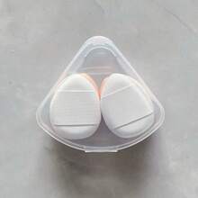 4件套迷你指套粉扑套装，带三角盒 - 多色小号化妆海绵，带三角盒，迷你拇指粉扑，带包装，指套粉扑套装，带包装，遮瑕膏涂抹器，气垫粉扑，化妆工具 - 彩色 - 查看 8