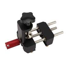 Woodworking Bench Vise 80mm Jaw Capacity and Oxidation Protected Aluminum Alloy/Stainless Steel Construction Multifunctional Table Clamp for Secure HoldingWoodworking Benches - como en la foto - Ver 5