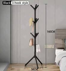 Perchero de pie, moderno y de lujo: estilo de celebridad de internet para dormitorio y sala de estar (uso único) - Blanco - Ver 9