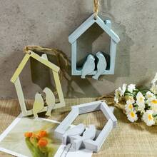 Resin Birdhouse Wall Decor - Silicone Mold For DIY Crafts - White - View 5