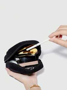 1 PC Personalized Makeup Bag, Customizable With Text/Name/Image/Logo. Personalized Bridesmaid Gift, Wedding Gift, Travel Toiletry Bag, Makeup Bag. Makeup Bag Toiletry Bag, Birthday Gift, Valentine's Day Gift, Christmas Gift, Merry Christmas, Mother's Day Gift. - Multicolor - View 7