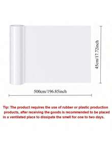 1 Roll Thick Clear Sofa Protective Film - Anti-Cat Scratch, Waterproof, Easy To Peel And Cut, No Residue Self-Adhesive, Suitable For Furniture, Walls, Marble Tables And Kitchen Countertops - Clear - View 14