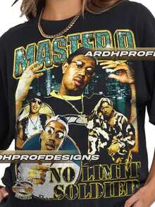 Master P No Limit Soldier Album By Master P ‧ 1998 T-Shirt, Gift For Women And Man Unisex T-Shirt AR - màu đen - Xem 1