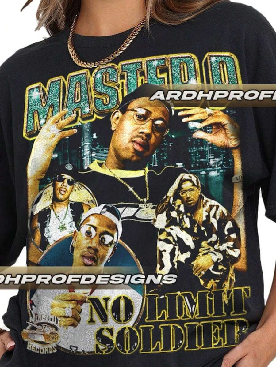 Master P No Limit Soldier Album By Master P ‧ 1998 T-Shirt, Gift For Women And Man Unisex T-Shirt AR - màu đen - Xem 1