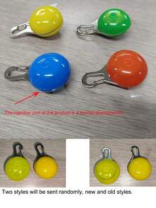 4-Color LED Dog Collar Pendant, Luminous Leash Accessory, Bright Necklace, Glow-In-The-Dark Collar For Pet Safety & Decoration At Night