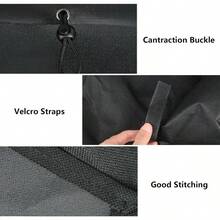 AWYYOutdoor 600D Heavy Duty Waterproof Pellet Grill Cover For Traeger Pro 22 575 SeriesTexas Z Grill 550B Etc. Full Length All Weather Protection Grill Cover Compatible With Traeger Pro 22 Cover Black - 黑色 - 查看 5