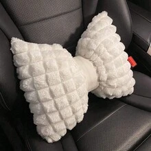 YITUMU Bantal Leher Sandaran Kepala Mobil Desain Pita Lembut dan Mewah, Bantalan Kursi Mobil Nyaman untuk Musim Dingin, Bantal Penopang Leher, Tersedia dalam Berbagai Warna - MultiWarna - View 15