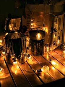 1 sznur lampek choinkowych z żarówkami LED 20/40, odpowiedni do sypialni, na przyjęcia urodzinowe, wesela, do baru, na święta, na prezenty, zasilany bateryjnie, migający, zmieniający kolor