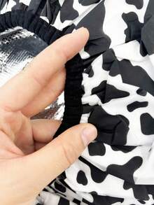 1pc Hair Care Cap, Anti-Hair Loss Cap, Postpartum Cap, Hair Mask Cap, Dry/Wet Hair Cap, Sleep Cap - Cow-shaped Hair Mask - View 4