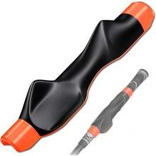 Golf Grip Trainer, Grip Trainer For Golf Clubs - Right Hand Golf Training Aid With Ergonomic Design, Corrects Golf Grip Posture And Improves Swing Accuracy - Orange Red - View 9
