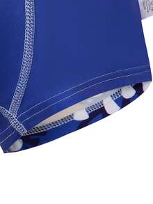 4pcs Young Boy Underwear Breathable Cartoon Diver Printed Shorts - Multicolor - View 4