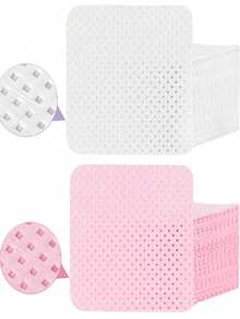 White Lint-Free Nail Cleansing Wipes, Nail Polish Remover Pads, Eyelash Extension Cleansing Wipes, Soft Non-Woven Acetone Nail Polish Remover Pads For Nail Preparation And Gel Polish Removal, Lint-Free Nail Glue Cleansing Wipes, Eyelash Extension Cleansing Wipes - White - View 4