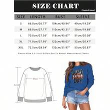 Women Plus Size Sports Sweatshirts - Football-blue4 + G - View 5
