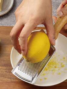 1件套不锈钢多功能姜丝刨丝器、胡萝卜刨丝器、柠檬刨丝器、奶酪刨丝器、扁平刨丝器，适用于厨房 - 彩色 - 查看 6