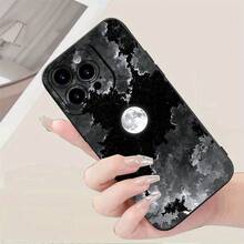 1 funda de teléfono personalizada de TPU elegante y silenciosa con diseño creativo de nubes y satélites, anti-suciedad y duradera, que proporciona protección contra golpes y caídas para varios modelos de , adecuada para  17/17 Pro/17 Pro Max/17 Air/ 16/16 Pro/16 Pro Max/16 Plus/ 15/15 Pro Max/15 Pro/15 Plus/ 14/14 Pro/14 Plus/14 Pro Max/ 13/13 Pro/13 Pro Max/12/12 Pro/12 Pro Max/11/11 Pro/11 Pro Max/XR/X/XS/XS Max. Es el regalo de cumpleaños perfecto para novias, novios, esposos, esposas, amigos o para uno mismo, innovador y a la moda, adecuado tanto para hombres como para mujeres. - Negro 2011 - Ver 2