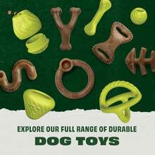 Benebone Pawbler - Natural Rubber Interactive Enrichment Treat And Kibble Dispensing Dog Toy U2013 Great For Boredom - Medium_Large - ColorB - 查看 6