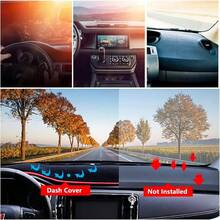 XZGB Dash Mat Cover For Corolla Sedan 2022 Custom Interior Center Console Dashboard Accessories Compatible With Toyota Corolla Sedan L LE SE XLE XSE 2019 2020 2021 2022 Red Rim - 紅邊 - 查看 5
