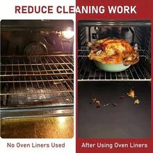 5pcs Reusable Nonstick Oven Liners, Fits Electric Or Gas Oven, Protect Bottom Of Oven, Easy To Clean, Classic Black, Slip Proof Kitchen Items, Practical Holiday Home Gift - Black - View 11