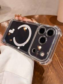 透明 MagSafe 兼容保护壳，适用于 17 Pro Max/17 Pro/17 Air/17/16 Pro Max/16 Pro/16 Plus/16e/16/15 Pro Max/15 Pro/15 Plus/15/14 Pro Max/14 Pro/14 Plus/14/13 Pro Max/13/13 Pro/13 Mini/12 Pro Max/12/12 Pro/12 Mini/11/11 Pro/11 Pro Max/XS/X/XR/XS Max/7 Plus/8 Plus/7/8 - 支持无线充电，时尚保护壳，送给女朋友的理想之选