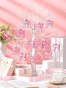 12 Pcs Pink Bow Decorations 3D Pink Bow Party Hanging Ornaments For Birthday Baby Shower Bachelorette Christmas Tree Wedding Party Indoor Ornament,Pink Ornaments For Christmas Tree Decor,Pink Christmas Ball Christmas Decorations Hanging Ornaments For Holiday Xmas Tree Home Decor,Christmas Decorations,Christmas Decor Home,Christmas Gifts,Christmas Tree Decorations,Christmas Ornaments For Tree