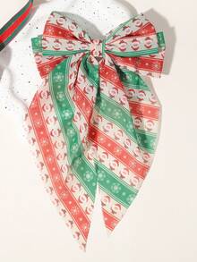 4 Pieces/Set Cute Big Bow Hair Clip, Kids Girl's Fashion Hair Accessories, Essential Girls Party Outfit, Choice - Multicolor - View 1