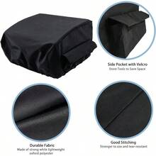 AWYYCover For Traeger Ranger Grill For Traeger Scout Grill For Blackstone 17" Griddle Heavy Duty Portable Griddle Cover Accessories For BAC475 Parts 21" X 19.5" X 12" - Black - View 3