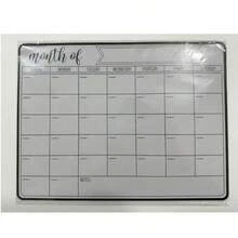 1pc Dry Erase Magnetic Fridge Calendar Whiteboard, Strong Magnet Refrigerator Monthly Planner For Kitchen Organization, Family Meal Planning, Chore Chart, To-Do Lists, School Supplies, Back To School, Non-Ghosting White Surface, Easy Clean, Reusable - Multicolor - View 8