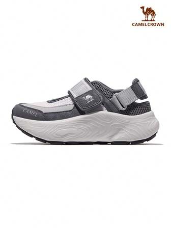 CAMEL CROWN Halkfria utomhussportskor för kvinnor, tjocka sular, grova sneakers, ihåliga andningsbara vardagsskor