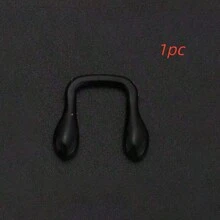 1/4 miếng đệm mũi silicon hình chữ U thoải mái cho kính mắt - Thiết kế chống trượt và chống hằn vết, phù hợp với hầu hết các loại kính, giảm áp lực lên lông mi và cải thiện tầm nhìn, phụ kiện hỗ trợ thị lực, đệm mũi công thái học, chất liệu silicon bền (Lưu ý: Sản phẩm được kẹp vào) - Nhiều màu - Xem 11