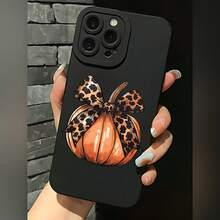 2026 nueva funda de teléfono esmerilada, funda de teléfono con estampado de calabaza, leopardo y lazo para iPhone 17 14 Pro Max 13 12 11 Xs Max Xr X  Galaxy S23 S22 S21 S20 S10 S9 S8 Plus Ultra Note 20 10 9 8, funda de teléfono para parejas, regalo para él y ella, San Valentín, cumpleaños, regalo de vacaciones - Azul Klein - Ver 3