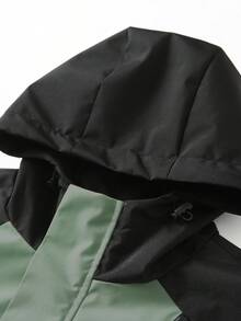 Men's Lightweight Zip-Up Jacket, Comfortable, Casual, Outdoor, Spring/Autumn - Black - View 4