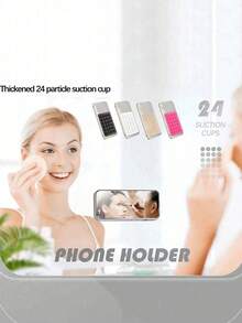 1/2/3/4/5/10/50 Stück Silikonnapf Handyhalterung, Silikonhaftnapf Handyständer, rutschfester Klebegriff für Handys, geeignet für Selfies und Videoaufnahmen, starke Saughalterung, kompatibel mit iPhone, Android-Smartphones, Geburtstagsgeschenk, Handyhalterung für Familie und Freunde, Handyzubehör - Verschiedenfarbig - Übersicht 9