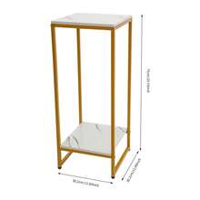 Scaffale portaoggetti - Dorato - Visualizzare 2