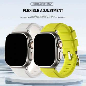 Correa deportiva suave de silicona compatible con Apple Watch Ultra Ultra2 de 49mm, 46mm, 45mm, 44mm, 42mm, 38mm, 40mm. Brazalete duradero compatible con Apple Watch Series 11, 10, 9, 8, 7, 6, 5, SE