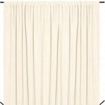 Cortinas de fondo para fiesta, cortinas de tela con bolsillo para varilla, cortinas de fondo de tela, decoraciones para fiestas, 5 X 7/8/10 pies, 1/2 paneles