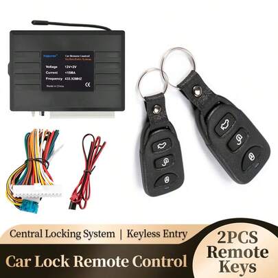 Hệ thống báo động xe hơi đa năng, bộ điều khiển từ xa trung tâm, khóa cửa không cần chìa khóa, ứng dụng điều khiển từ xa, hệ thống khóa trung tâm.