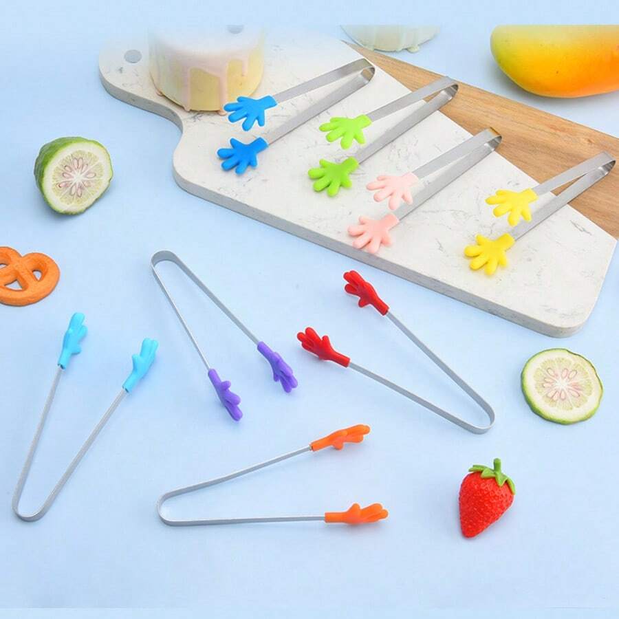 10pcs/1pc Unisex Food Clips, Green Silicone Heart-Shaped Clip Heads, Stainless Steel Handles And Non-Slip Grips, Stainless Steel + Silicone, Seal Snacks/Bags And Keep Them Fresh, Cute And Practical Design, Mini Heart-Shaped Food Clips, Ideal For Home Kitchen, Food Storage, Picnics, Snack Storage And Daily Use