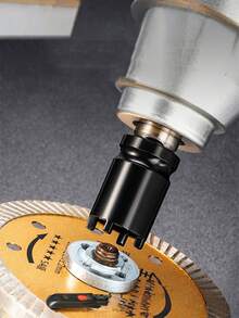 1SET Four Jaw Wrench+Pressure Plate 1 Set+6-In-1 Wrench Four Jaw Pressure Plate Disassembly Angle Grinder Socket Wrench - Multicolor - View 8