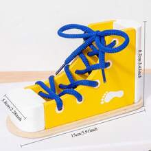 蒙特梭利忙碌板木制玩具DIY零件锻炼宝宝手指精细动作早期教育教学工具手眼协调能力探索能力活动板，成人DIY拼图玩具送给宝宝的礼物 - 包含珠子、滚轮、旋转齿轮、形状匹配等。（需成人安装） - 彩色 - 查看 13