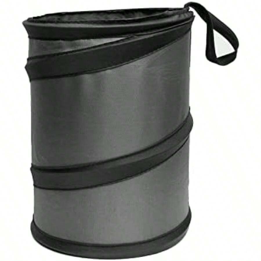 FH Group - cubeta de Basura para Coche (Plegable y Compacto),(Gris) - Multicolor - Ver 1