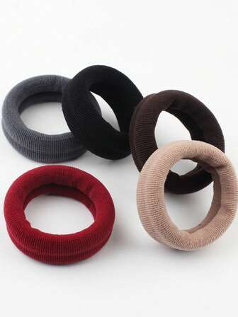High-Quality Thick & Elastic Hair Ties, Seamless Hair Scrunchies, Durable Ponytail Holders For Women ,Hair Elastics ,Hair Rubber Bands ,Hair Rope
