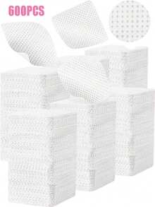 White Lint-Free Nail Cleansing Wipes, Nail Polish Remover Pads, Eyelash Extension Cleansing Wipes, Soft Non-Woven Acetone Nail Polish Remover Pads For Nail Preparation And Gel Polish Removal, Lint-Free Nail Glue Cleansing Wipes, Eyelash Extension Cleansing Wipes - White - View 9