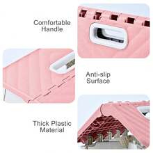 1个8/9/10英寸厚塑料折叠凳，便携式迷你户外成人椅，长凳，便携式钓鱼椅，户外，方便，节省空间，凳子，折叠凳，厨房凳，折叠椅，折叠厨房凳，浴室凳，吧台凳，带软垫座椅